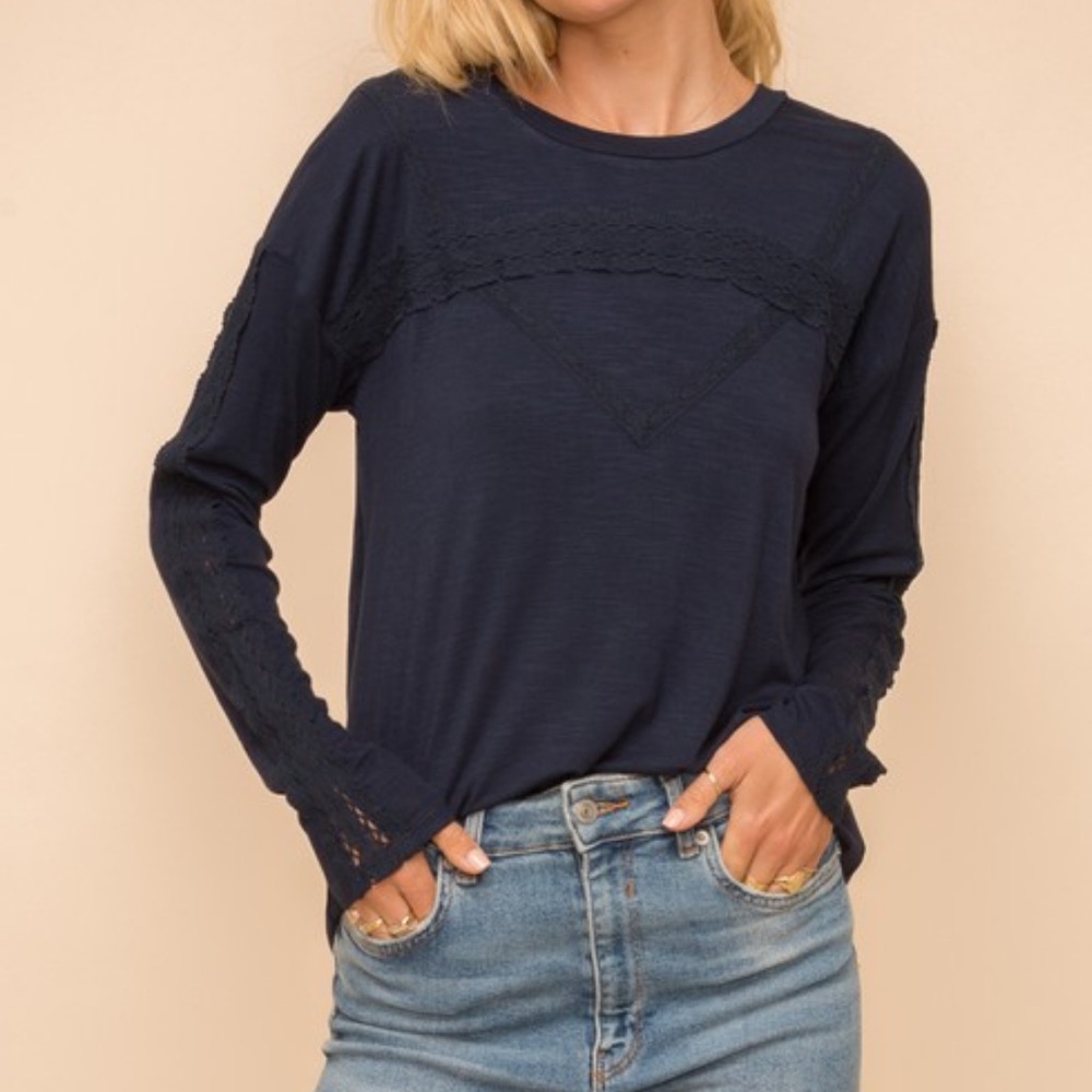 Cute Navy Top